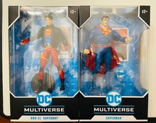 McFarlane DC Multiverse Superboy Rebirth and Superman 7 inch 1 10 Scale Figure