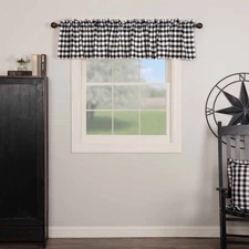 Farmhouse 16"x90" Valance Creme Rod Pocket Kitchen Window Curtains VHC Brands