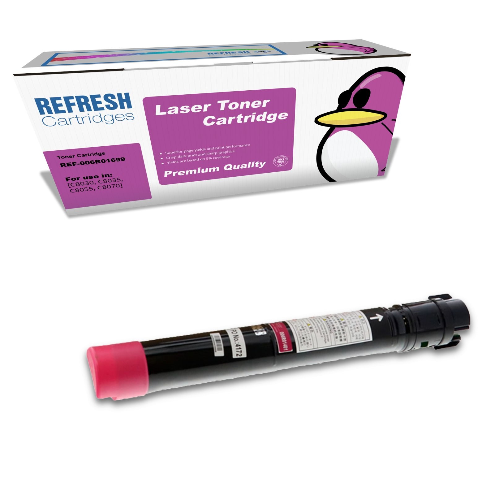 Refresh Cartridges Magenta 006R01699 Toner Compatible With Xerox Printers