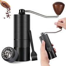 Hand Manuelle Kaffeemühle Edelstahl Kegelmah...