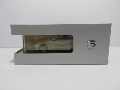 1/43 Miniature Car Mercedes Benz S Class W222 Diamond White Metallic Bright Deal
