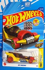 Hot Wheels NEW 2025 Factory Set Fast Foodie #197 Hot Wheengs Red & Yellow w RA6s