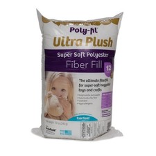 Poly-Fil Ultra Plush Super Soft Polyester Fiberfill Stuffing, 12oz Bag, by
