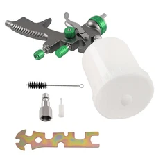 1.3mm Gravity Feed Spray Gun for Car Paint 600cc Cup Pressure Regulator HVLP