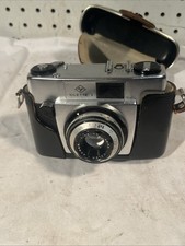 AGFA SILETTE TYPE 1 35MM CAMERA WITH LENS 45mm f/2.8 Leather Case