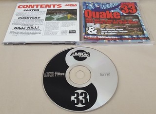 AMIGA FORMAT MAGAZINE AFCD33 December 1998 CD for Commodore Amiga QUAKE MORE