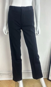 Pantalon en laine noir GUCCI by Tom Ford vintage zippé détail, IT 38