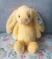 Bashful Lemon Bunny - Medium Jellycat | Jelly Journal