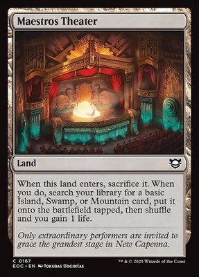 Maestros Theater Commander: Edge of Eternities Magic The Gathering MTG