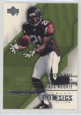 2004 Upper Deck Pro Sigs 1st Class Rookie DeAngelo Hall #99 Rookie RC 2e0