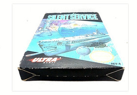 Silent Service Nintendo NES Vintage Game 1989 Ultra Games Japan US Region