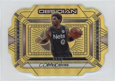 2020-21 Panini Obsidian Eclipse Electric Etch Yellow Flood Kyrie Irving #4 1a1r