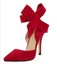 thumbnail 13 - Women Bow-Knot Ankle Strap Sandals Sweet Ladies Point-Toe High Heels Shoes Pumps