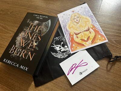 The Ones We Burn * FairyLoot Special Edition* By Rebecca Mix *Signed*