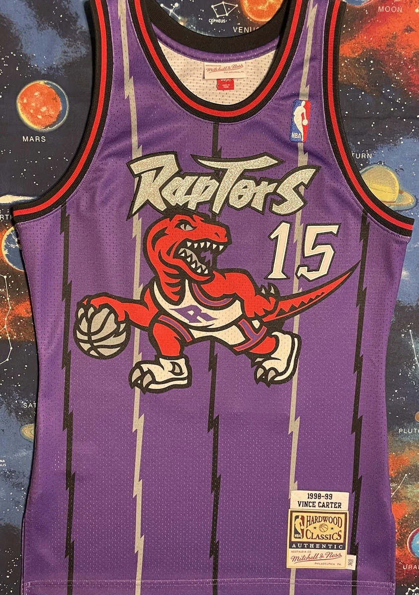 Authentic Mitchell and Ness NBA Toronto Raptors Vince Carter Basketball  Jersey