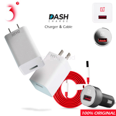 Original Oneplus 3T 5T Dash Fast Charge Car Charger Adapter