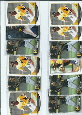 LOT OF 22 ALEN HANSON  CARDS ROOKIES  PIRATES  BOWMAN   SAN FRANCISCO GIANTS