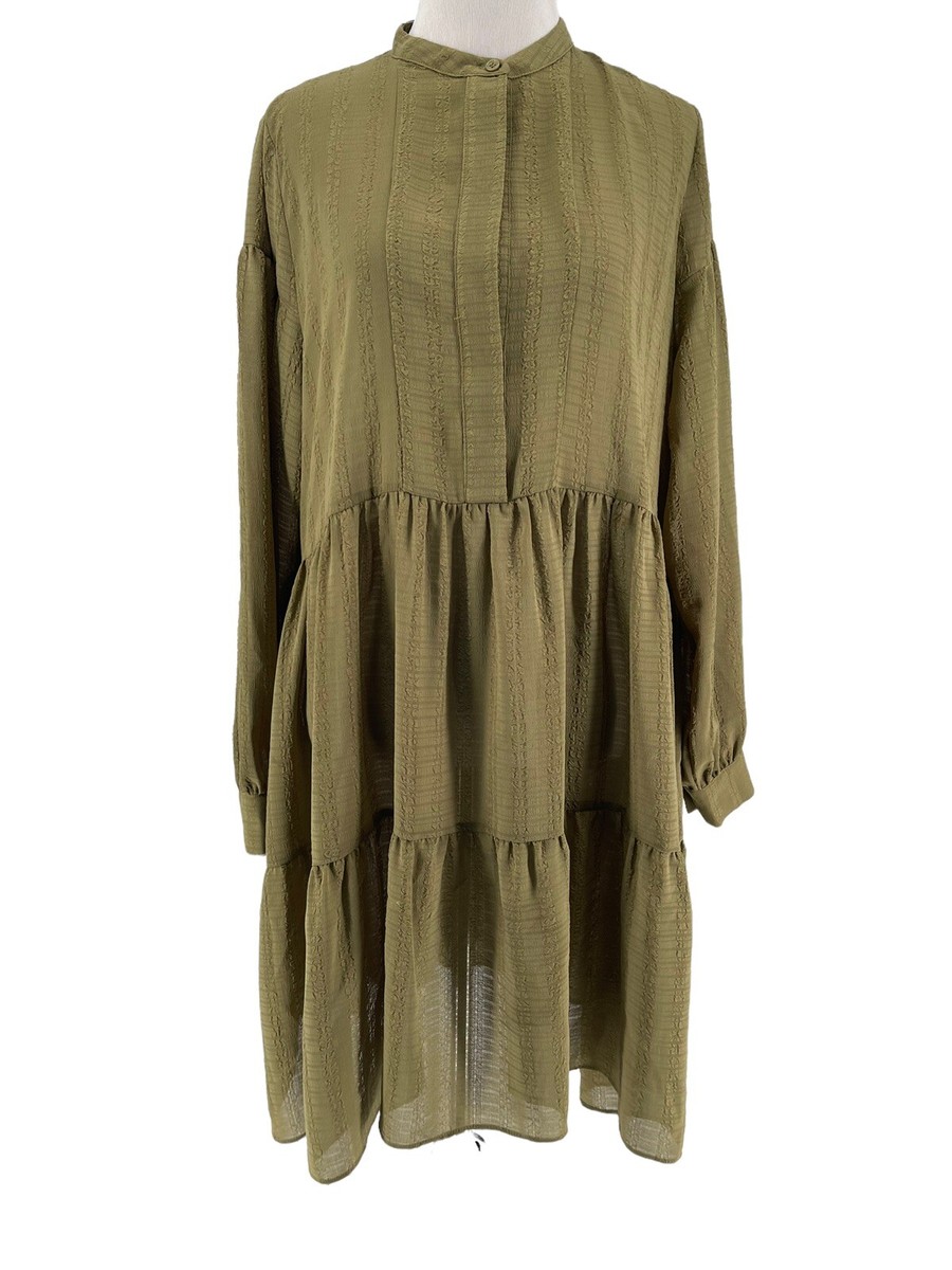 margo shirt dress Linen Oversize Shirt Dress Margo Cloudy Blue menique
