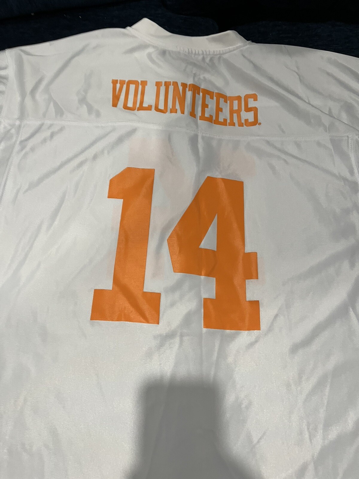 Tennessee Volunteers #14 Game Day Jersey XL White Orange Unisex