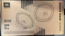 JBL SHOCKWAVE 150W65 6.5" PRO Audio Midrange Speakers 6-1/2" Midbass LOUD 96 DB!