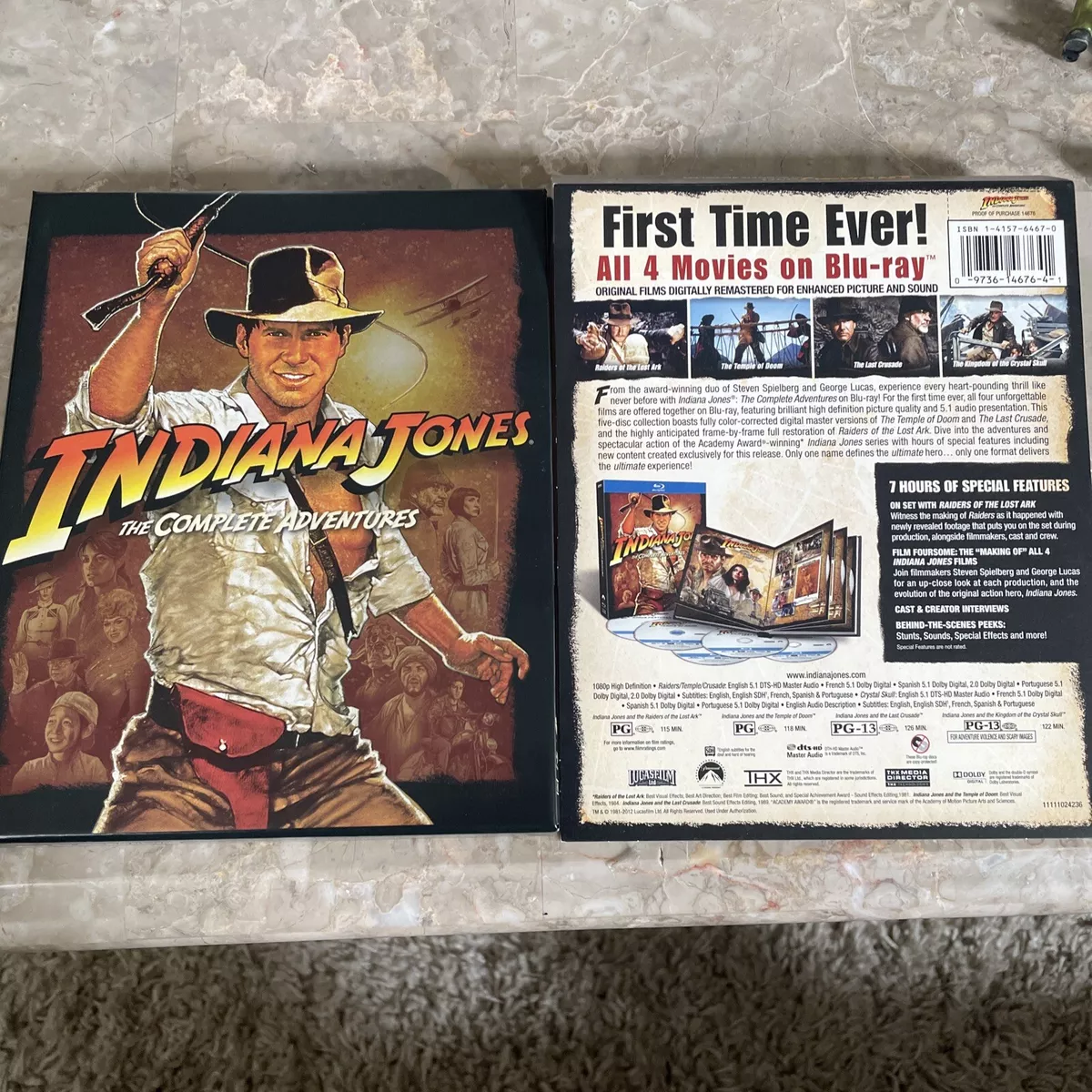 Blu Ray Coleção Indiana Jones