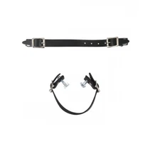 Reebok AP8120 Goalie Pad Toe Straps 2-Pack! Black White Hockey Pads Strap Koho