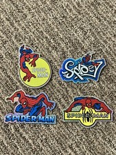 Marvel Spiderman Vending Machine Sticker 4 Inch 2002 Sandylion Lot Of 4