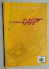 GOLDENEYE 007 NINTENDO 64 N64 INSTRUCTION BOOKLET MANUAL ONLY REPLACEMENT 