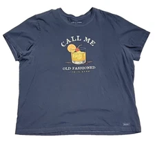 Life Is Good Crusher Call Old Fashioned Short-Sleeve Active Shirt Women's XXXL