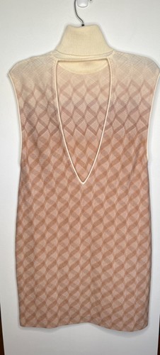 MISSONI Womens Size US 6 IT 42 Dress Sleeveless Pink Knit Turtleneck NEW $1172 - Picture 3 of 5