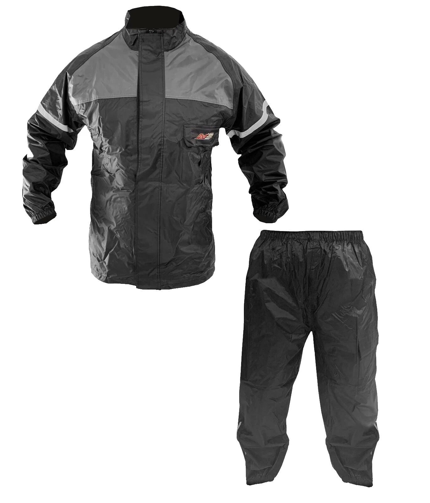 Chaqueta de pesca negro de poliéster y conjuntos de Pantalones