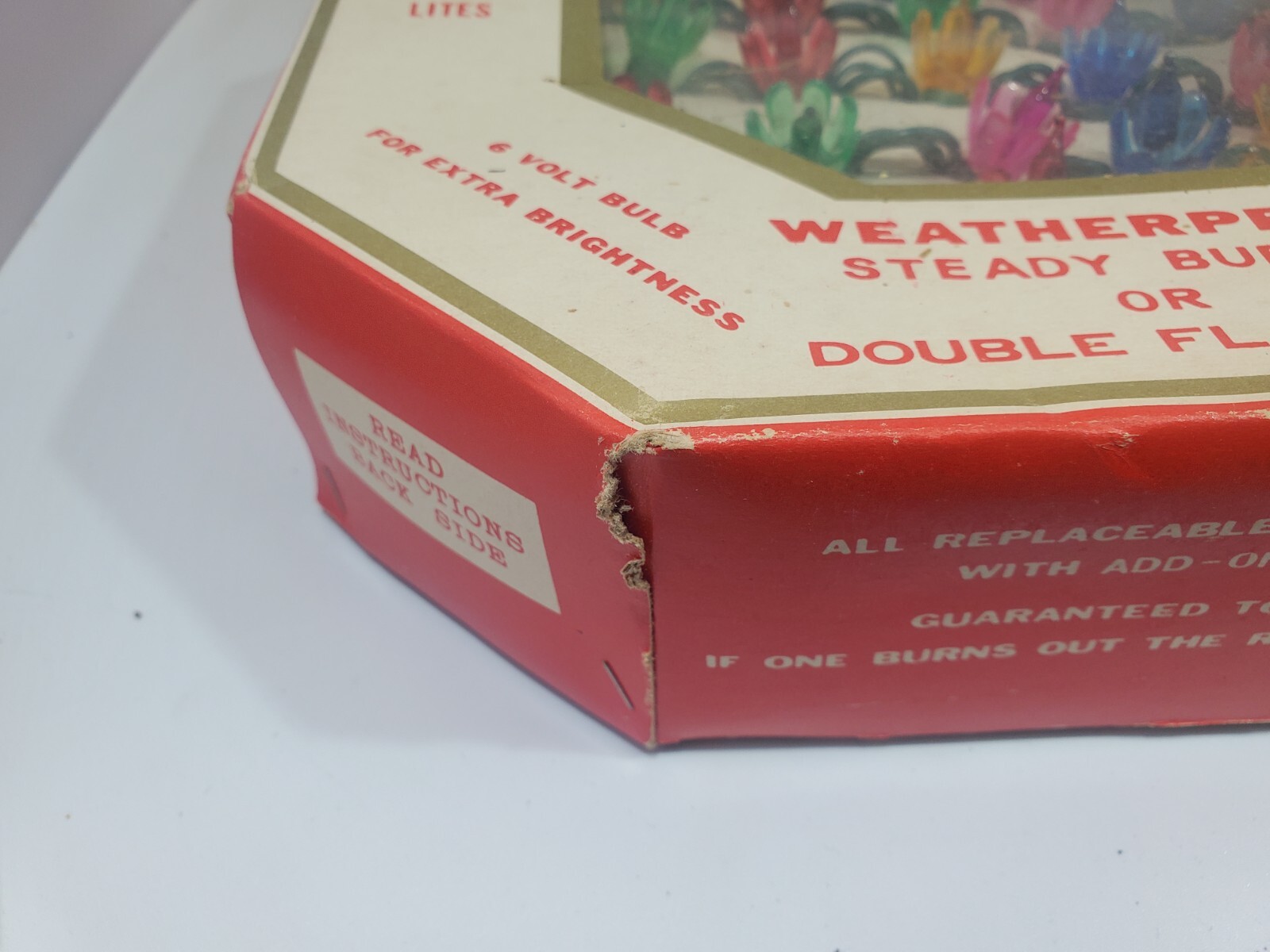 vintage Kmart Christmas lights (this is a lot of 4 sets 3clear & one