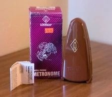 Vintage Metronome Wittner Taktell Piccolo - Keywound Mechanical, Light Brown