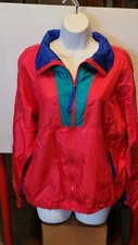 Vintage Columbia Intertrainer Jacket - Medium RED GREEN BLUE 1990s Y2K