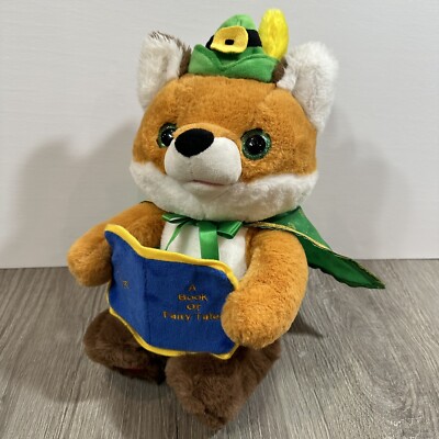 Cuddle Barn Sir Frederick The Storyteller Fox Plush 5 Animated Story 13  Tested