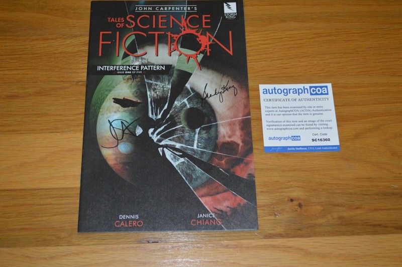 Sandy King /John Carpenter Signed 2022 Tales of Sci Fi #1 Comic w/ Autograph COA
