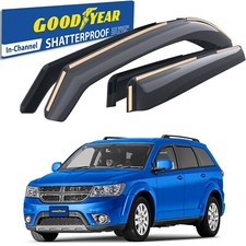 Sun Rain Visors Wind Rain Guards for 2009-2020 Dodge Journey SHATTERPROOF