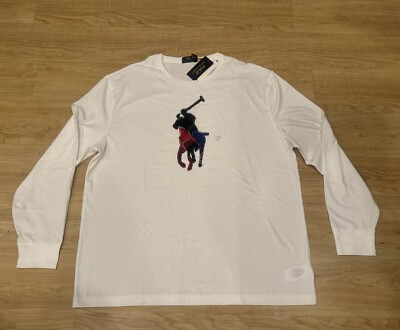 Polo Ralph Lauren Men's Classic Fit Plaid Patchwork Big Pony T