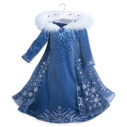 Princesa Elsa de Frozen 2 Olaf Vestido Elaborado Juegos con disfraces  Fiesta de Disfraces Traje 3/4yrs | eBay