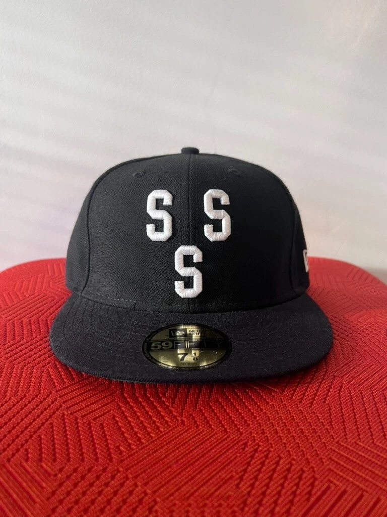 Rare chapeau vintage Supreme Triple S New Era de '08 en 7 1/8  UTILISÉ 100% authentique