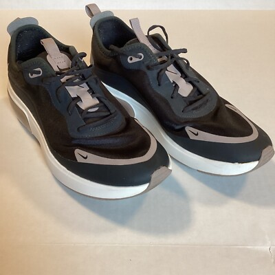 Nike Air Max Dia Black Mesh Sneakers Laced Fashion Athletic Shoes Womens Sz 8.5