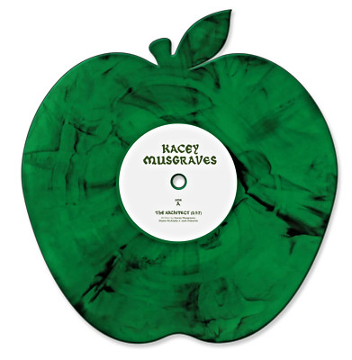 Kacey Musgraves The Architect Apple Shaped 7'' Vinyl LIMITED  