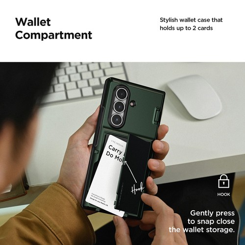 For Galaxy Z Fold 7 Case VRS DESIGN Modern Go 360 Screen Protector Wallet Cover - Picture 4 of 18