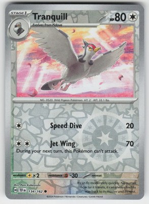 Tranquill Reverse Holo SV05: Temporal Forces Common 134/162 NM