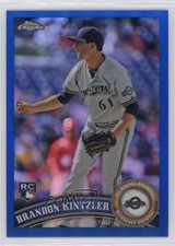 2011 Topps Chrome Blue Refractor 85/99 Brandon Kintzler #206 0u9w