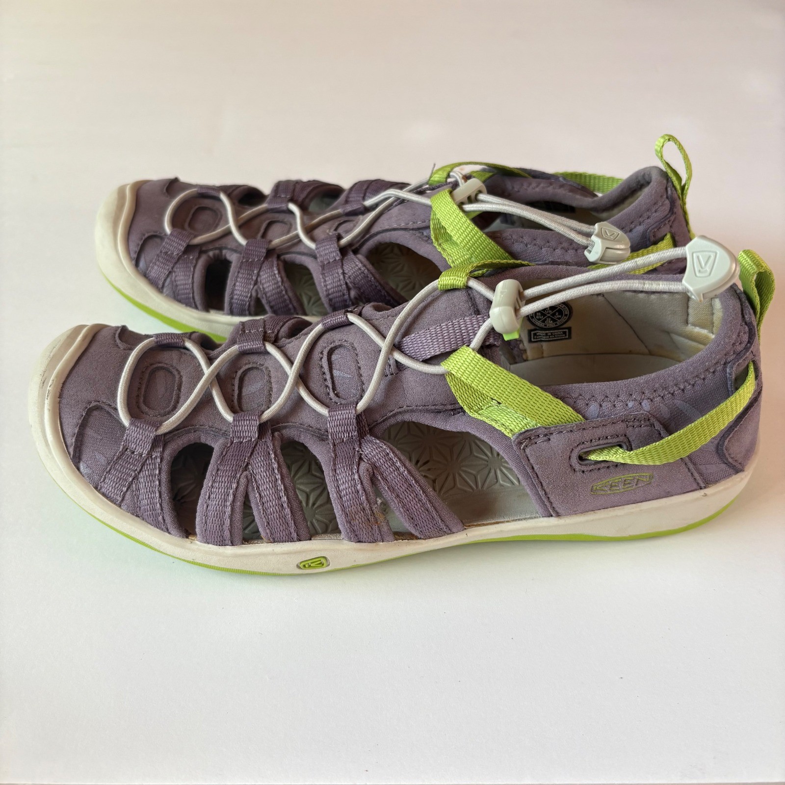 Sandali Keen bambino Moxie acqua viola verde scarpe da ginnastica taglia 3 giovani acqua