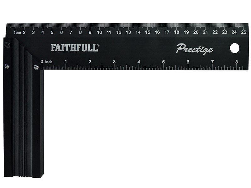 Faithfull Black Prestige Try Square 250Mm Aluminium Faics10cnc - Image 3