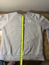 GREAT Under Armour Gray Crewneck Sweatshirt Pullover Size L