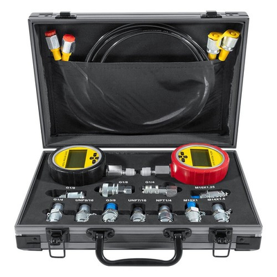 #ad #ad 70M Digital Hydraulic Pressure Test Kit 2 Gauge 11 Coupling 2 Hose For Excavator $218.99