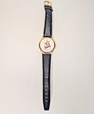 TONY THE TIGER Analog Sweda Watch 1998 Leather Band Kellogg's Cereal Premium